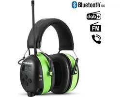 Oreillettes avec RADIO FM DAB+ - casque antibruit avec BLUETOOTH - AUX - Appeler - Casque antibruit RECHARGEABLE - protection auditive - Ergonomique - Orthopédique - Sac de rangement - ZG
