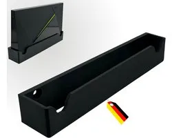 Wall Mount for NVIDIA Shield Android TV Pro, Easy Assembly, Pressfit, Made in Germany, Suitable for Mounting on - ShopVlot