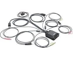 Eaton Tripp Lite B032-DPUA2 - KVM Switch - 2 Poorten - DisplayPort 1.1 - USB Peripheral Sharing
