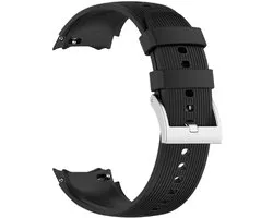 OnePlus Watch 3 / 2R / 2 Bandje Siliconen - met Gespsluiting - Zwart