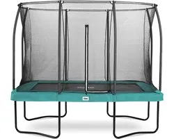 Salta Comfort Edition - Trampoline avec filet de sécurité - 305 x 214 cm - Vert