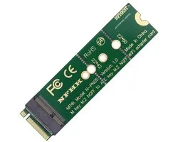 WiFi Riser Card NGFF Key-E Wireless Networking Card to M.2 NGFF Key-M NVME SSD Adapter Compatible with Wifi6 WIFI7 - ShopVlot