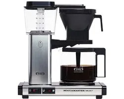Moccamaster KBG Select - Filterkoffiezetapparaat - Polished Silver - 5 jaar garantie