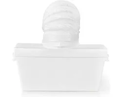 Nedis Condensopvangbak - Geschikt voor: Wasdrogers - 5 l - 1.50 m - 105 mm - Wit