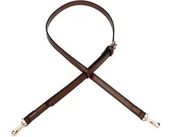 Somstyle Verstelbare Schouderriem voor Tas - Maat M - Bagstrap - Tassenriem - PU Leer - Schouderband - Donkerbruin