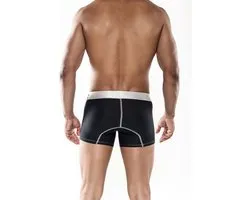 Male Basics - MaleBasics Microfiber Boxer - Mens Lingerie Bottom Zwart L