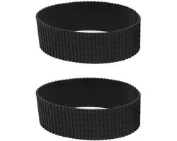 Ensemble de Bagues en Caoutchouc pour Objectif de Caméra - Bague de Grip Caoutchouc Zoom et Focus - Pièce de Remplacement pour Nikon AF S 70-200mm F 2.8G ED VR II