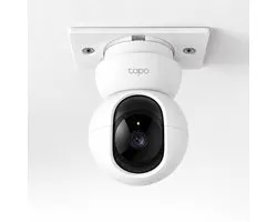 YUOM Plafondbeugel Geschikt voor TP-Link Tapo C200 Beveiligingscamera – Camera Houder – Plafond Mount – Wit