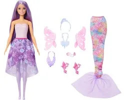 Barbie Pop Fantasiemodeset - Waaronder zeemeerminnenstaart en feeënvleugels