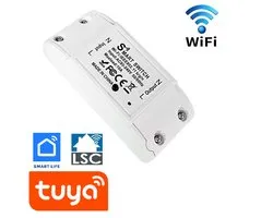 Switch Smart Wi-Fi Premium – Compatible avec Alexa, Google Assistant, Tuya, Smart Life et LSC Smart Connect (Action) – Interrupteur marche/arrêt intelligent 90-250 V CA, 10 A