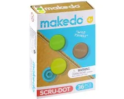 Makedo - Scru Dot - Wild Things - 36 stuks