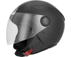 Acerbis Jet Brezza Kid Mat Zwarte Kinder Jethelm - Helm