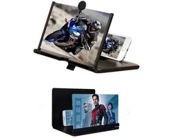 Beeldscherm vergroter| Vergrootglas voor smartphone | Schermvergroter| telefoon bioscoop| Telefoonscherm vergroter-Telefoon projector- 3d schermvergroter