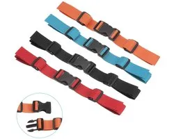 Borstband - Borstriem - Universele rugzak verstelbare borstriem - Antislip nylon - 4 Stuks - Snelgesp - Quick Release - Voor Backpacken, Kamperen, Vakanties, Buiten reizen - Voor schooltas en rugzak - 4 kleuren (zwart, rood, oranje, hemelsblauw)