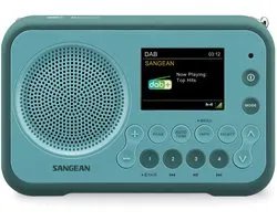 Sangean - DPR-76BT, radio portable DAB+/ FM/bluetooth, bleu clair