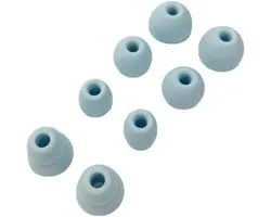 4 Paar Siliconen Ear Tips voor Beats Powerbeats Pro/ 3/4 -Waterblauw