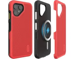 Tudia Fairphone 6/6+ Hoesje DualShield MergeGrip [MagSafe] Rood