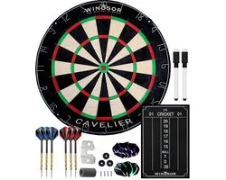 Windsor Dartbord met Dartpijlen - Accessoires - Blade Wire - A-Klasse Sisal - Dartboard