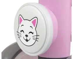 Milly Mally York kinderloopauto roze met LED - Loopauto