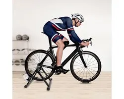 Support de Home-Trainer - Vélo Stationnaire - Sport Maison - Construction Stable - 26-29 Pouces - Noir
