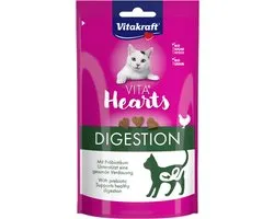 Vitakraft Vita Hearts Digestion Kip 40 gr - Kattensnack