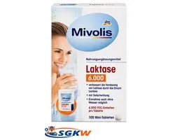 Mivolis Lactase tabletten 6000 - Lactose Intolerantie - 100 tabletten