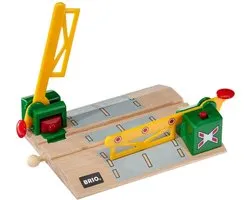 BRIO Magnetische spoorwegovergang - Trein speelgoed - 33750