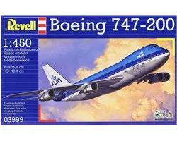 Revell Modelbouwpakket Vliegtuigen - 03999 Boeing 747-200 Jumbo Jet Plastic - 1:450 - Modelbouw