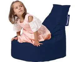 Sugarpufy Gamer Bean Bag Kids Water-Repellent Navy Blue