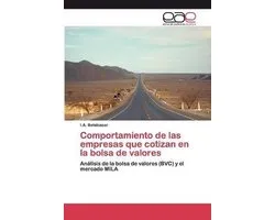Comportamiento de las empresas que cotizan en la bolsa de valores