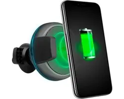 Draadloze oplader, autohouder GSM. Fast charge iPhone X, iPhone 8, Samsung Galaxy S9, Galaxy S8, Google Nexus 6