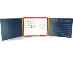 JEUJURA Triptyque En Bois Teinte Magnet