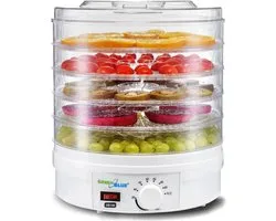 GreenBlue GB190 - Voedseldroger - Voor Fruit & Groenten Dehydrator - 250 W met 5 lades