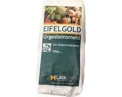 Lavameel afsluitbare emmer met ca 5 Kg Eifelgold Lavameel