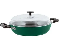 Sauteuse Vintage Sambonet - Incl. Couvercle - Aluminium - Ø28cm - Vert