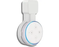 Ruimtebesparende Wandhouder Wit voor Echo Dot 3e Generatie - Ideaal voor Smart Home