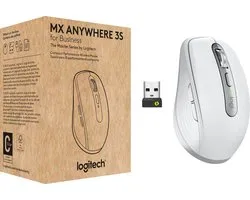 Logitech MX Anywhere 3S for Business muis Kantoor Rechtshandig RF-draadloos + Bluetooth Laser 8000 DPI