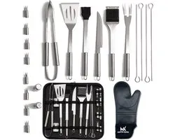 Master knives 22 Delig Bbq Accesoires – Bbq Gereedschap – Bbq Set – RVS