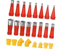 Angoily 24pcs Nozzle Set for Glue Gun Applicator for Tools For Sealing Tips For Kit Kit Kit Tips Set Stainless Steel Simple Tip Of A Loop