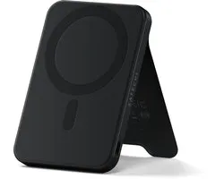 Power magnétique Satechi OntheGo Qi2 avec support – Capacité de batterie de 5 000 mAh – Chargement USB-C 20 W – Matériaux de Premium pour une Durabilité – Zwart