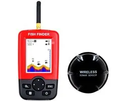 100 M ABS Fishfinder Draadloze Sonar Sensor Fishfinder Echo Sounder voor Nachtvissen, Troebel Water Reservoir