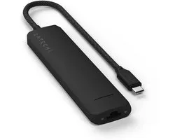 Satechi ST-P7SK interface hub USB Type-C 10000 Mbit/s - Zwart