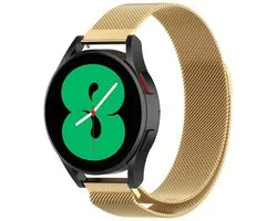 Bracelet milanais By Qubix - Goud - Compatible avec Xiaomi Redmi Watch 5 Active et Redmi Watch 5 Lite