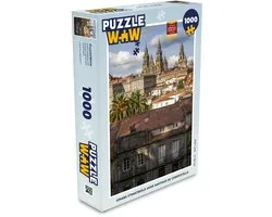 Puzzel Spaans straatbeeld voor Santiago de Compostella - Legpuzzel - Puzzel 1000 stukjes volwassenen