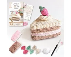 Crochet Café Amigurumi Kits3- Crochet Cafe Amigurumi Kit Cake Slice