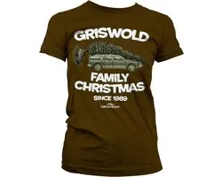 National Lampoon's Christmas Vacation Dames Tshirt -S- Griswold Family Christmas Bruin