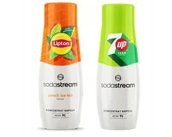 Sodastream Lipton - Ice Tea Zwarte Thee - 7up Zero - perzik- Zonder Suiker