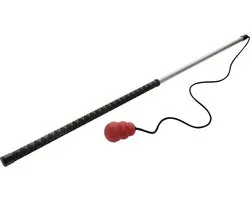 Speelhengel Hond Flirtpole Classic met KONG XL – Hondenhengel Uitschuifbaar 65-116 cm – Grote Hond