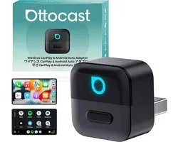 Ottocast Mini Pico – Premium Series CarPlay Android Auto-adapter Plug & Play