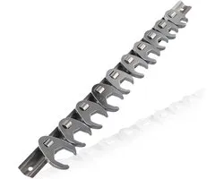 10-Piece Torque Fork Wrench, Rooster Foot Wrench, Torque Crow's Foot Wrench, Torque Wrench - ShopVlot